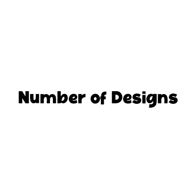 Number of Designs