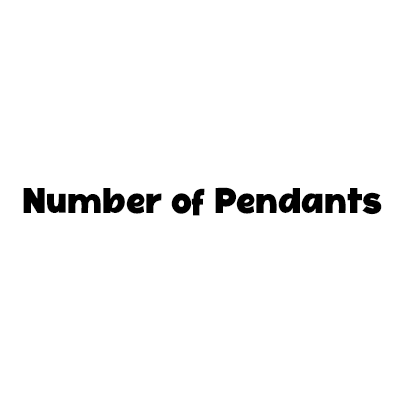 Number of Pendants