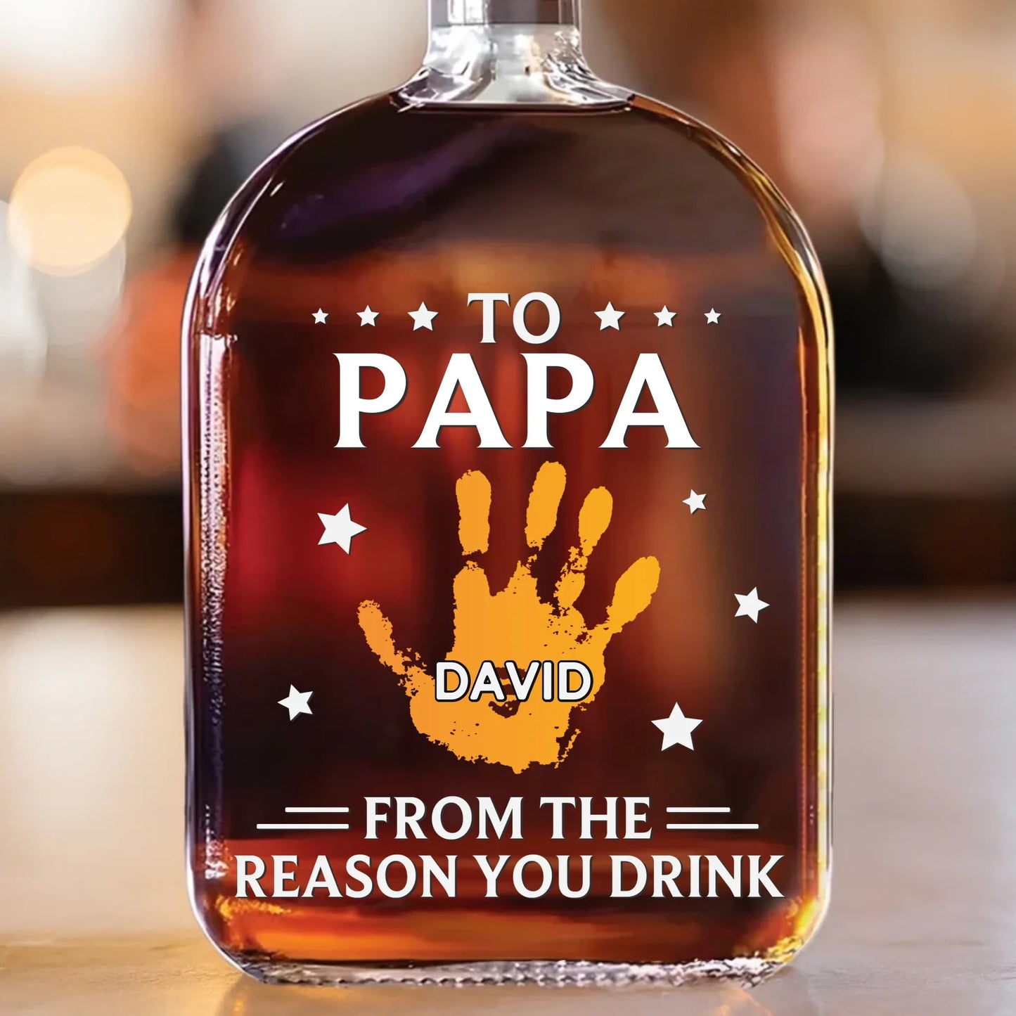 50% OFF🔥Personalized Whiskey Bottle For Father's Day