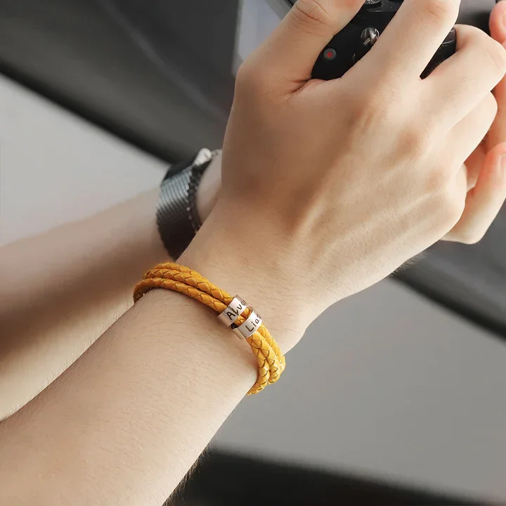 Leather Braided Bracelet
