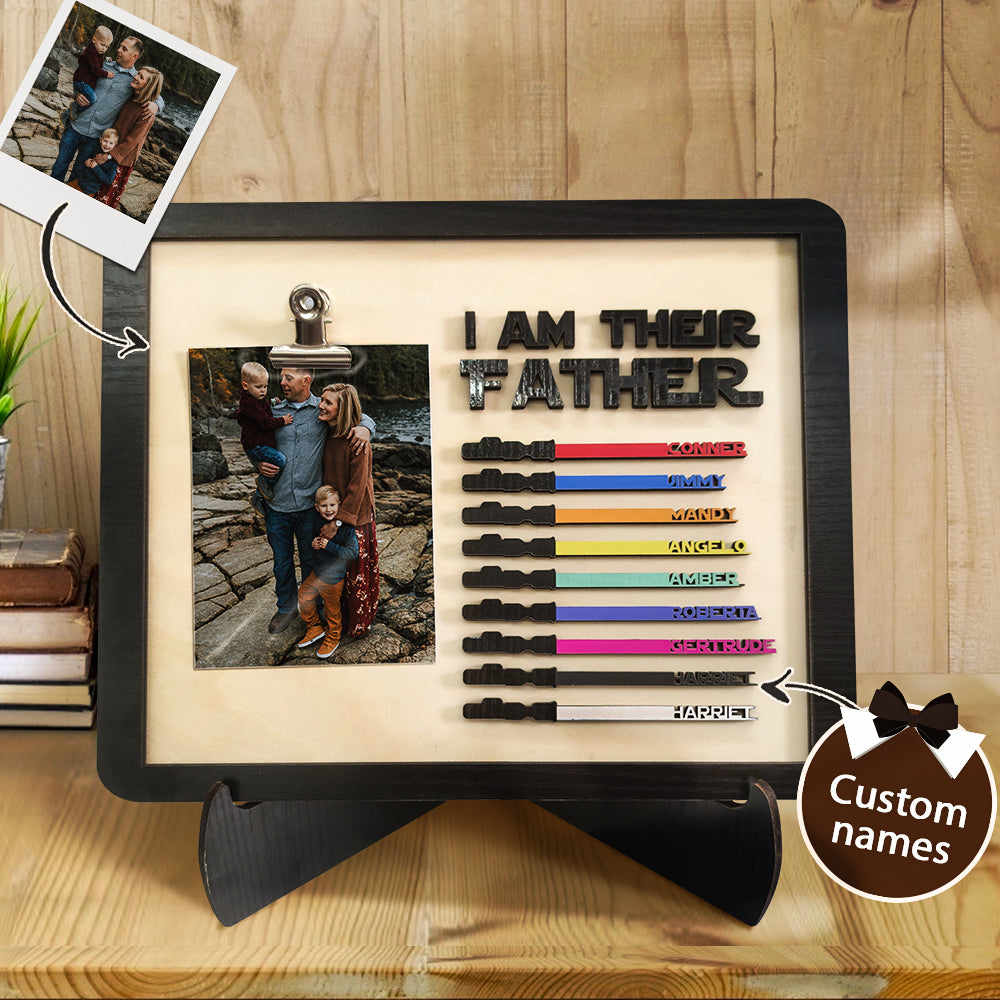 50% OFF🔥I Am Their Father Engraved Wooden Sign