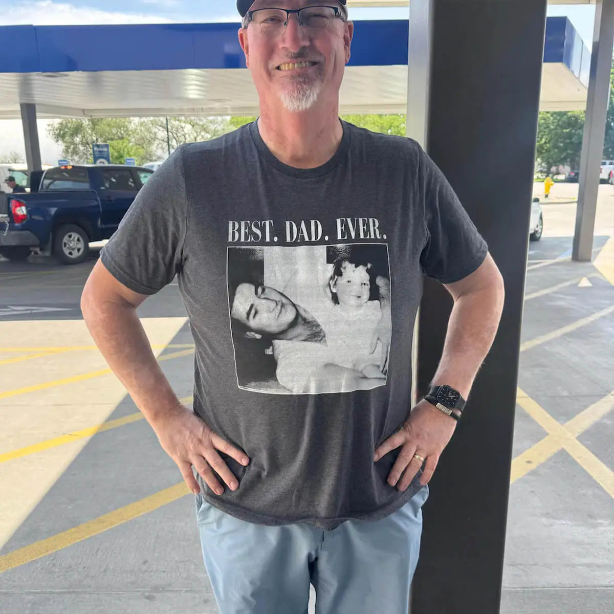 50% OFF❤️Personalized Vintage Photo Father’s Day Sweatshirt