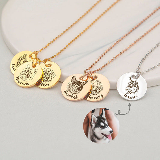PERSONALIZED PET PORTRAIT NECKLACE