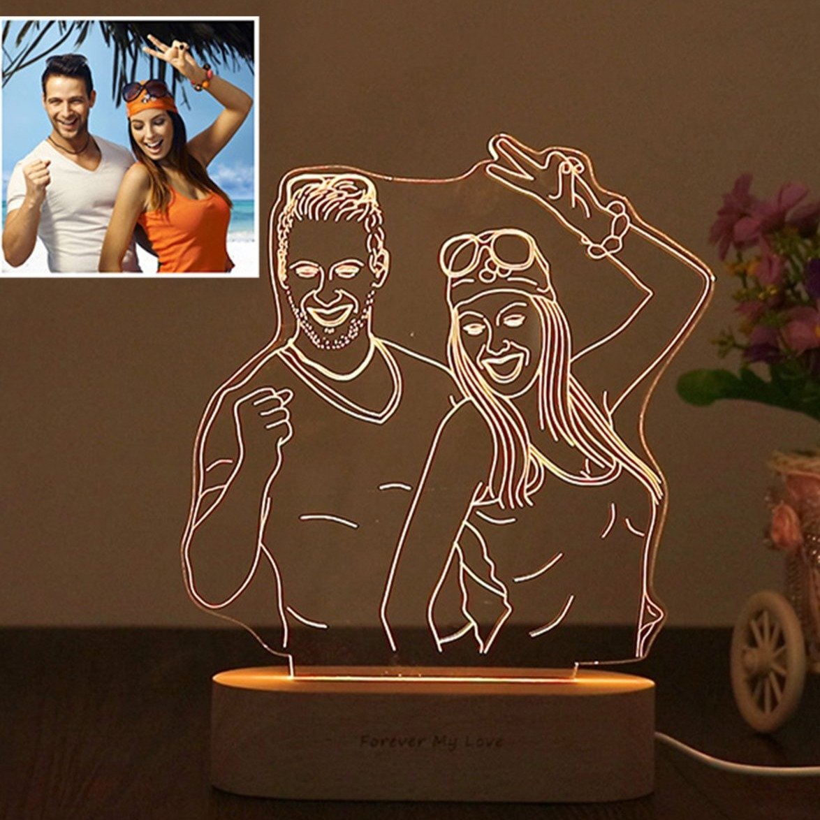 Custom Photo 3D Lamp